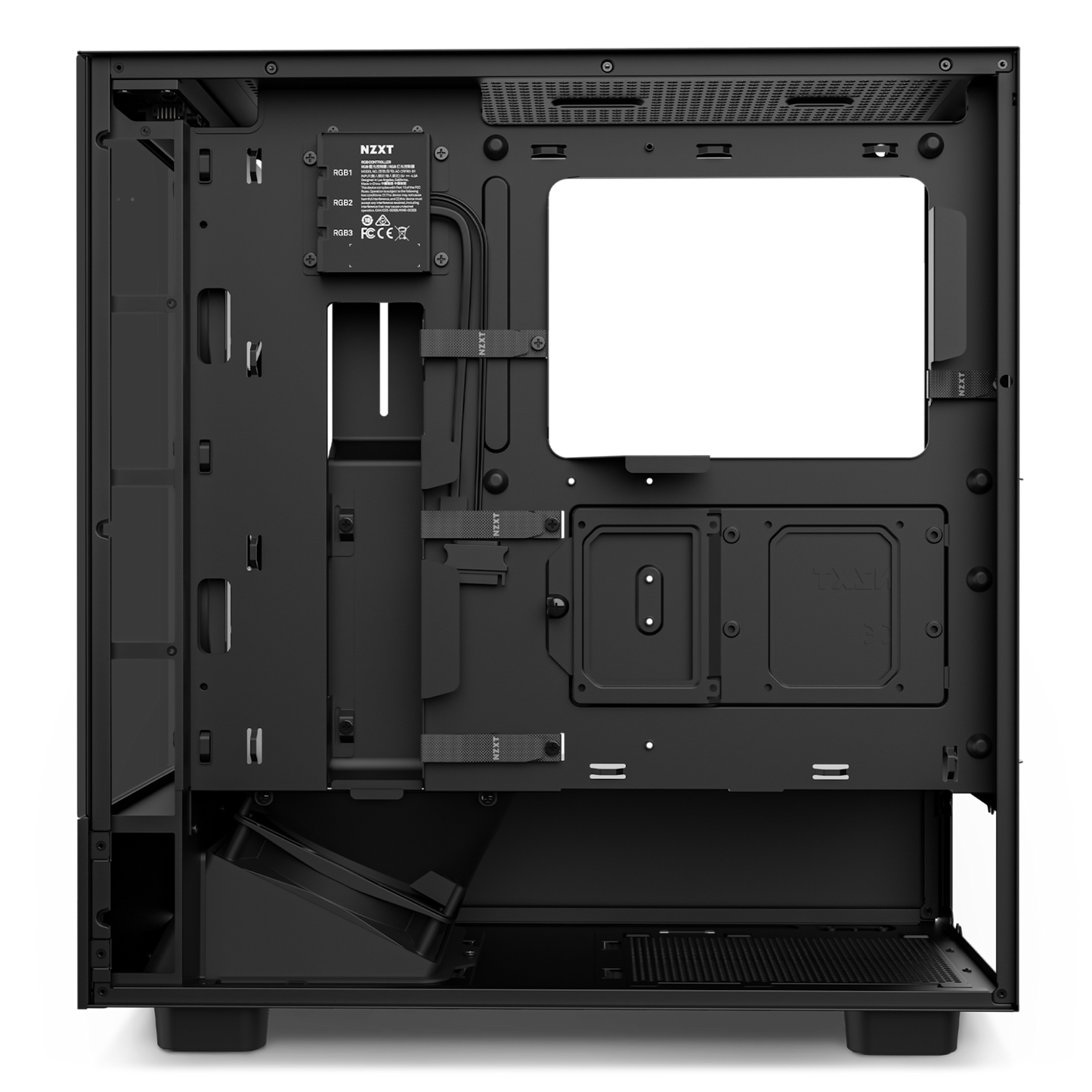 NZXT CHASISS H SERIES H5 ELITE EDITION ATX MID TOWER CHASSIS ALL BLACK COLOR (CC-H51EB-01)