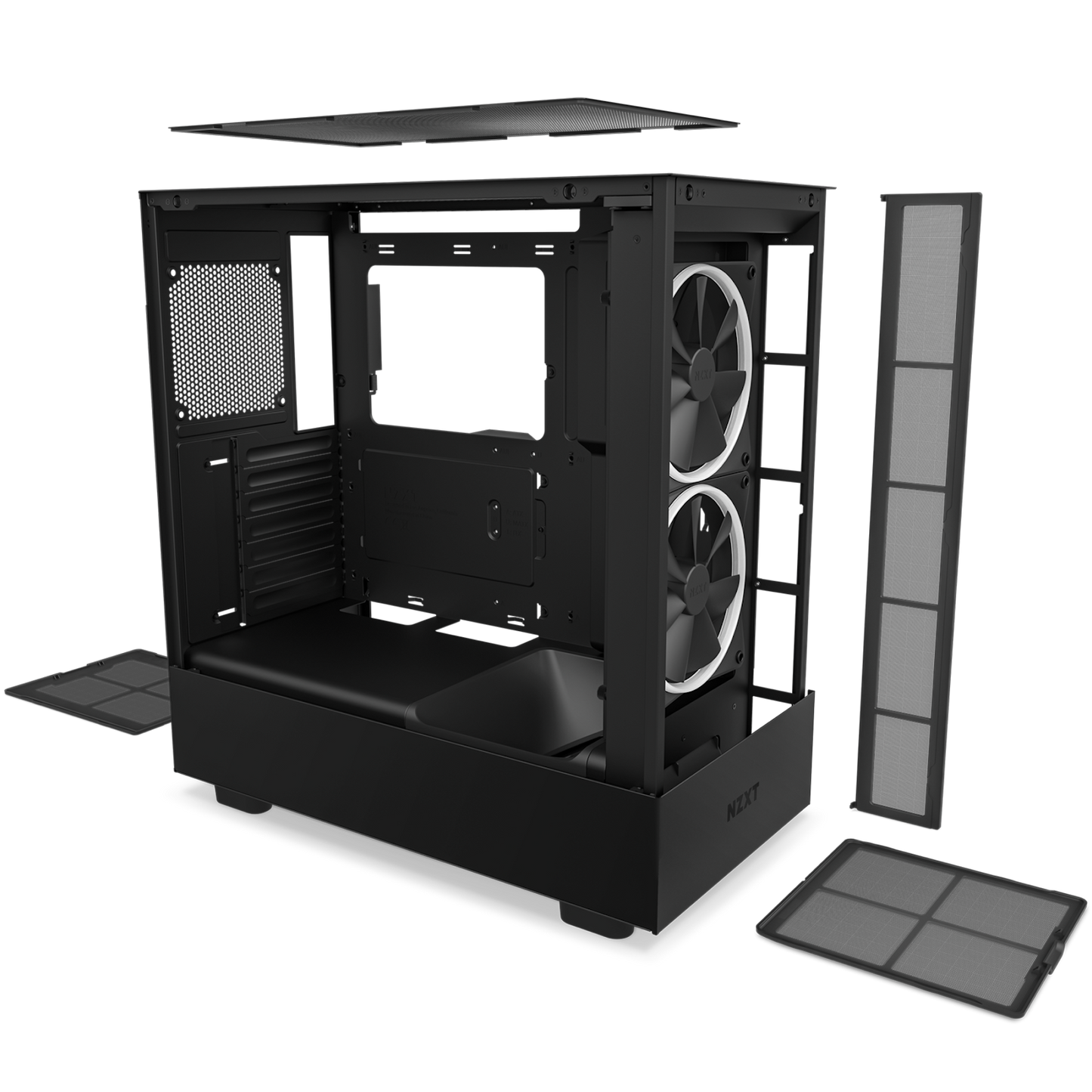 NZXT CHASISS H SERIES H5 ELITE EDITION ATX MID TOWER CHASSIS ALL BLACK COLOR (CC-H51EB-01)