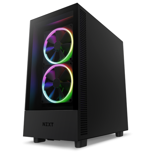 NZXT CHASISS H SERIES H5 ELITE EDITION ATX MID TOWER CHASSIS ALL BLACK COLOR (CC-H51EB-01)