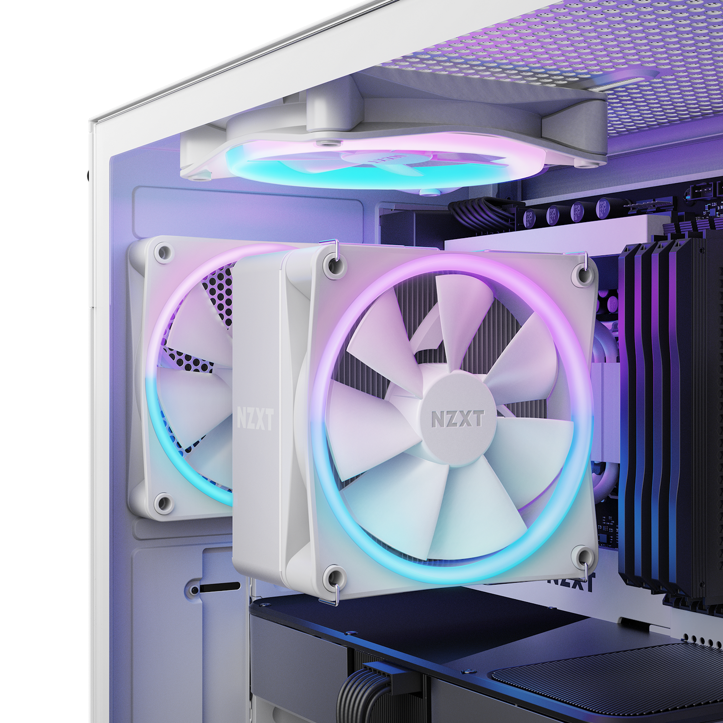 NZXT CPU FAN T120 RGB - WHITE -RC-TR120-W1