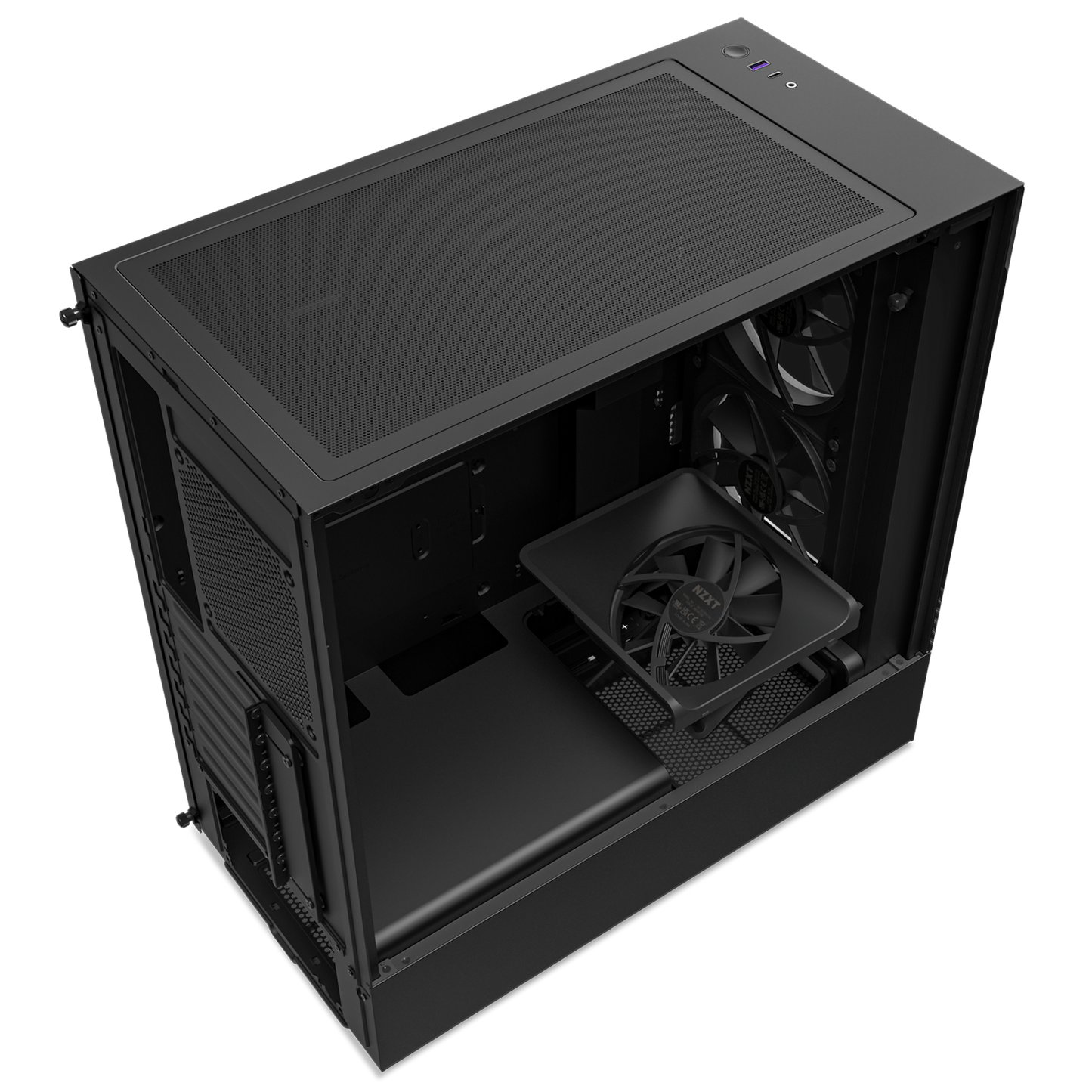 NZXT CHASISS H SERIES H5 ELITE EDITION ATX MID TOWER CHASSIS ALL BLACK COLOR (CC-H51EB-01)