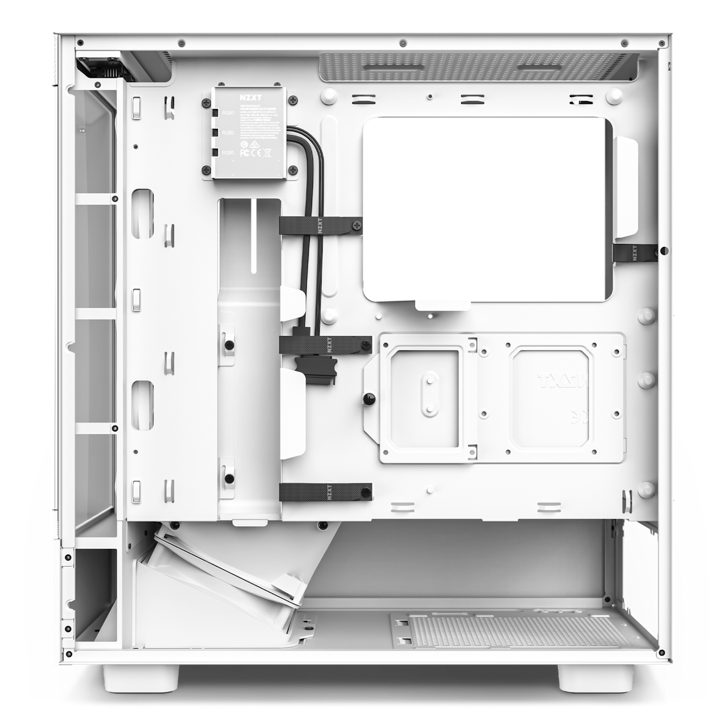 NZXT CHASSIS H SERIES H5 ELITE EDITION ATX MID TOWER CHASSIS ALL WHITE COLOR (CC-H51EW-01)