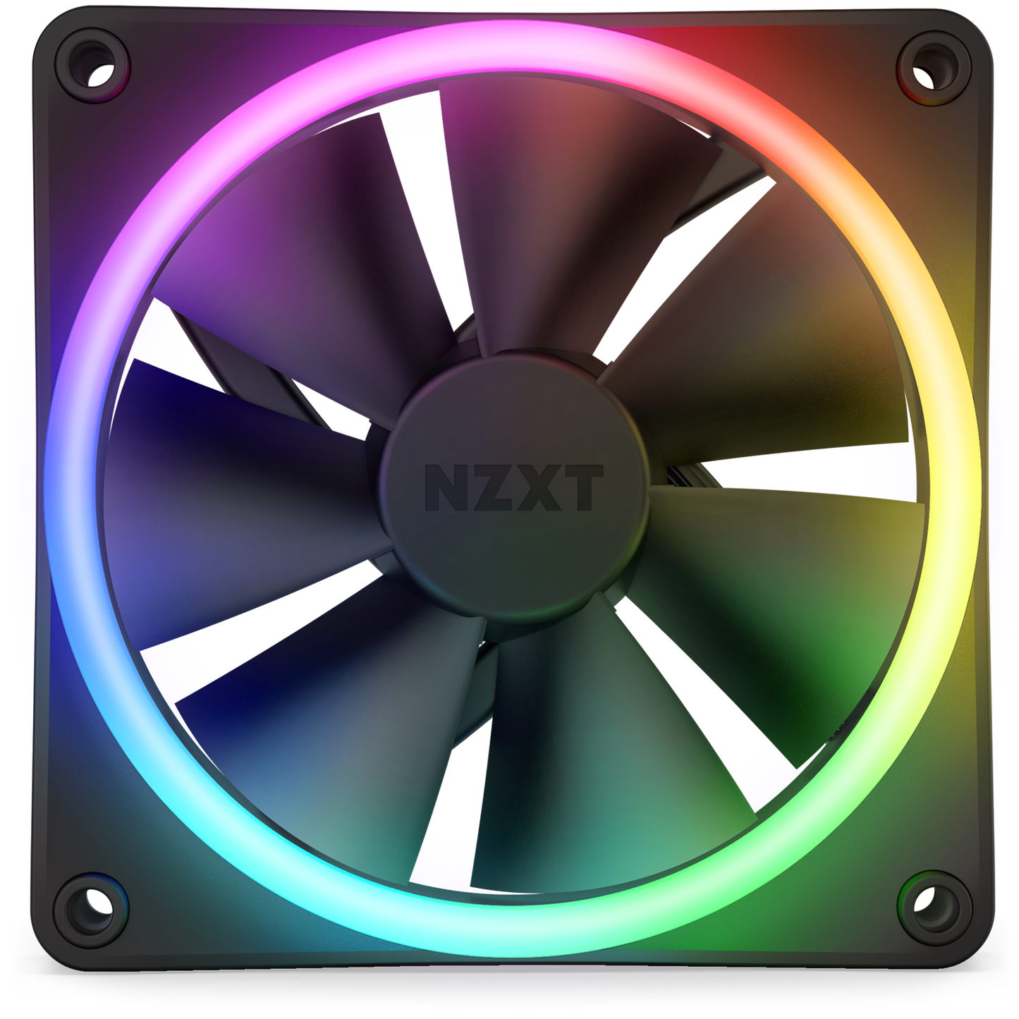 NZXT F120RGB DUO - 120MM DUAL- SIDED RGB FAN - SINGLE PACK (BLACK) RF-D12SF-B1