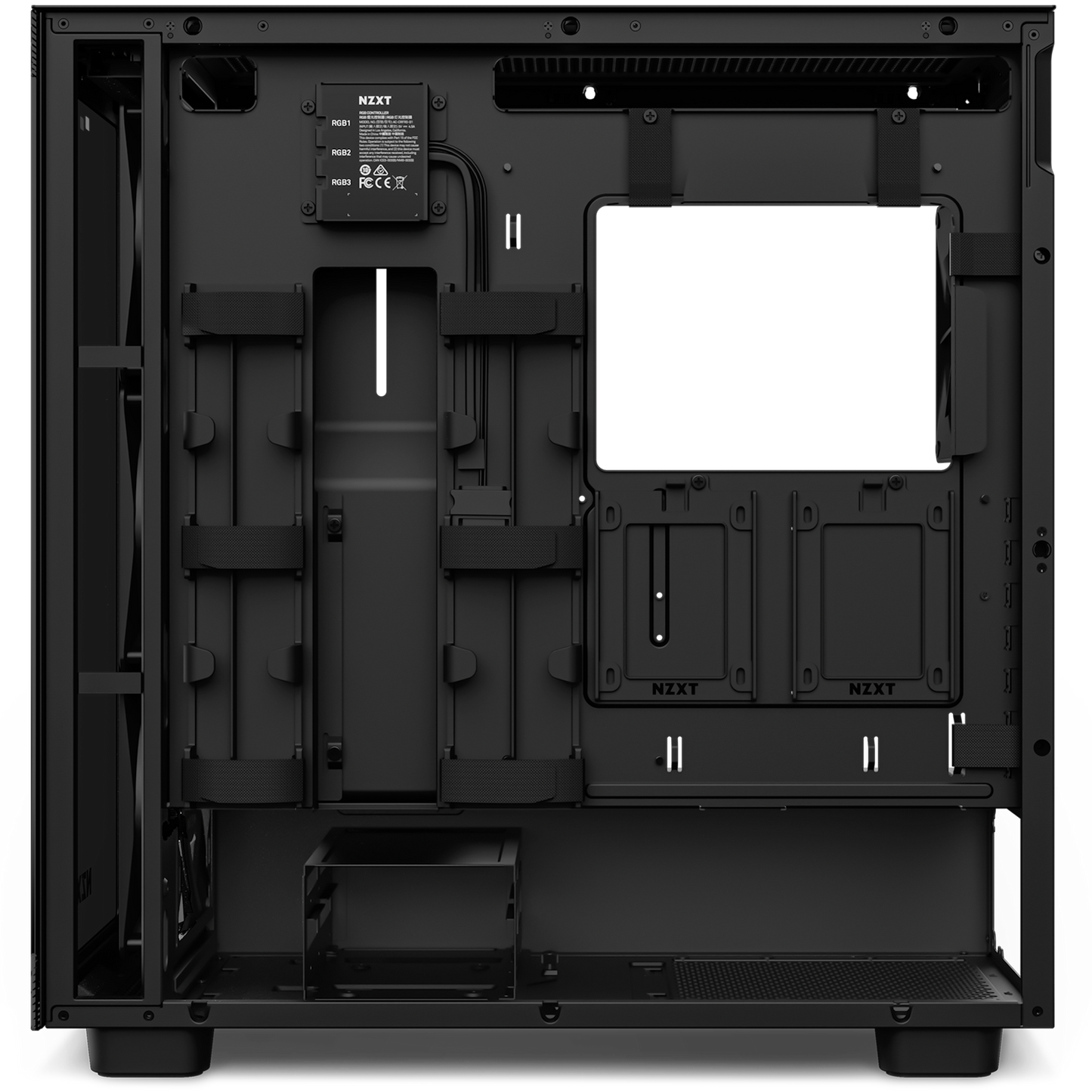 NZXT CHASSIS H SERIES H7 (2023) ELITE EDITION ATX MID TOWER CHASSIS WITHOUT PSU BLACK COLOR-CM-H71EB-02