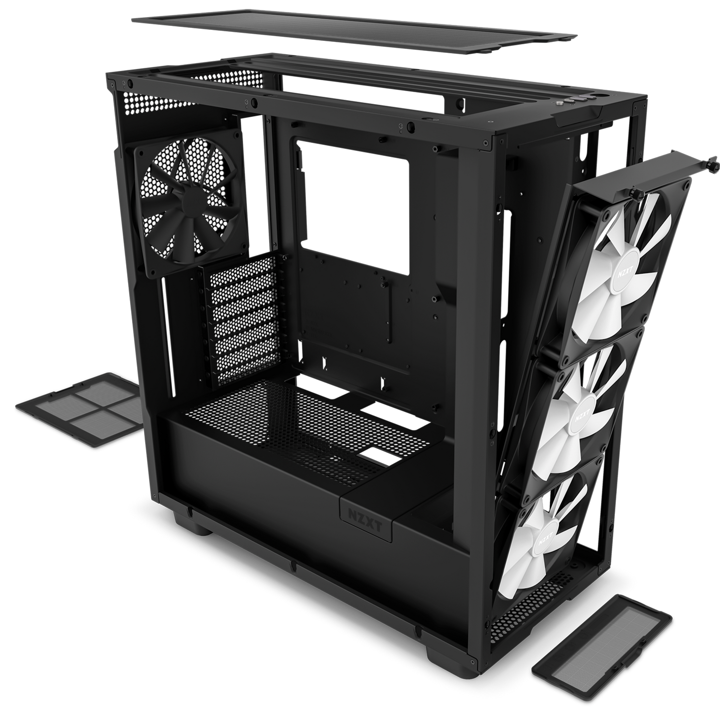 NZXT CHASSIS H SERIES H7 (2023) ELITE EDITION ATX MID TOWER CHASSIS WITHOUT PSU BLACK COLOR-CM-H71EB-02