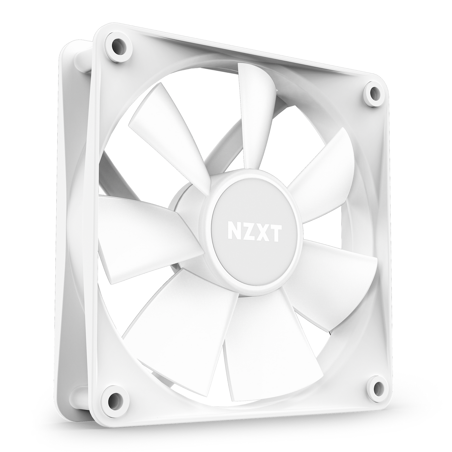 NZXT F140RGB CORE - 140MM HUB-MOUNTED RGB FAN - SINGLE PACK (WHITE)-RF-C14SF-W1