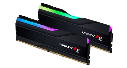 G.SKILL TRIDENT Z5 RGB INTEL XMP 64GB (2*32GB) DDR5 6000 MHZ CL36 F56000J3636F32GX2-TZ5RK RAM