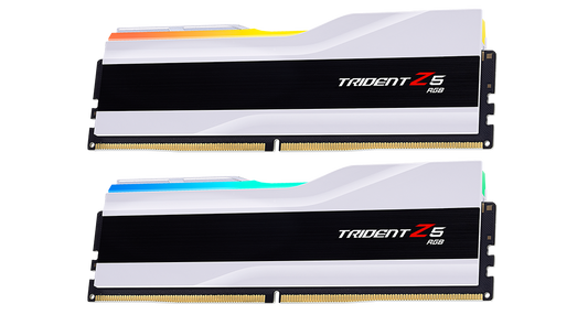 GSKILL TRIDENT Z5 RGB 32GB (2 * 16GB) DDR5 6000 MHZ CL36-36-36-96 1.35V DESKTOP MEMORY RAM - F5-6000J3636F16GX2-TZ5RK