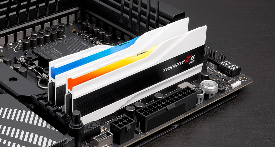 GSKILL TRIDENT Z5 RGB 32GB (2 * 16GB) DDR5 6000 MHZ CL36-36-36-96 1.35V DESKTOP MEMORY RAM - F5-6000J3636F16GX2-TZ5RW