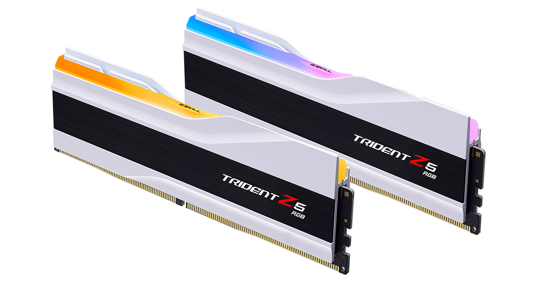 GSKILL MEMORY F5-6000J3636F32GX2-TZ5RW - 32GB X 2 6000MHZ TRIDENT Z RGB WHITE CL 36