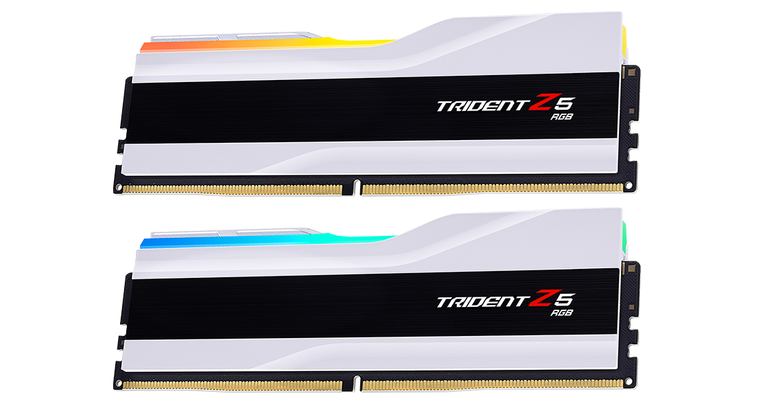 GSKILL MEMORY F5-6000J3636F32GX2-TZ5RW - 32GB X 2 6000MHZ TRIDENT Z RGB WHITE CL 36