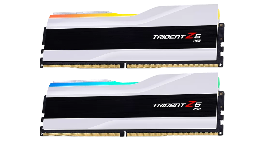 GSKILL MEMORY F5-6000J3040G32GX2-TZ5RW - 32GB X 2 6000MHZ TRIDENT Z RGB WHITE CL 30