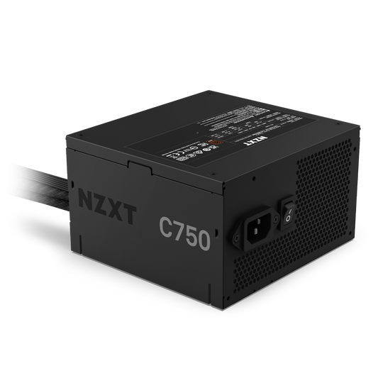 NZXT PSU 750 WATT 80 PLUS BRONZE NON-MODULAR -PA-7B2BB-UK (BIS.R-41200646)