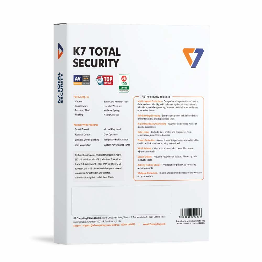 ANTIVIRUS-K7-TOT-SEC-(1User/3Years)