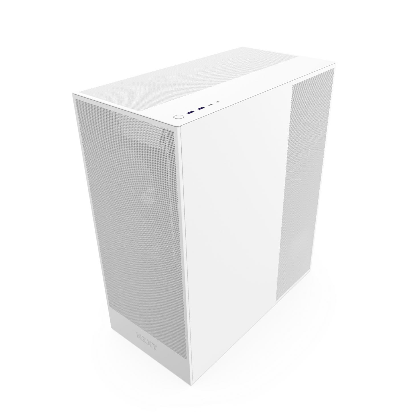NZXT CHASSIS H7 FLOW RGB (2024) MID-TOWER ATX CASE - ALL WHITE - CM-H72FW-R1