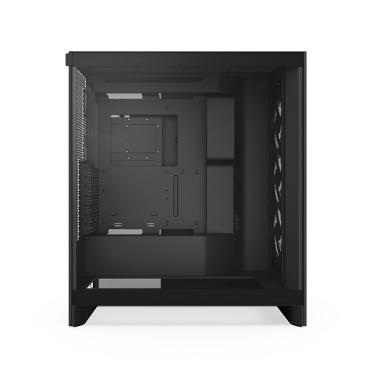 NZXT CHASSIS H7 FLOW RGB (2024) MID-TOWER ATX CASE - ALL BLACK - CM-H72FB-R1