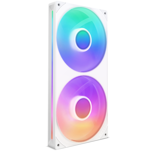 NZXT F280 RGB CORE FAN (SINGLE FRAME) - WHITE- RF-U28HF-W1