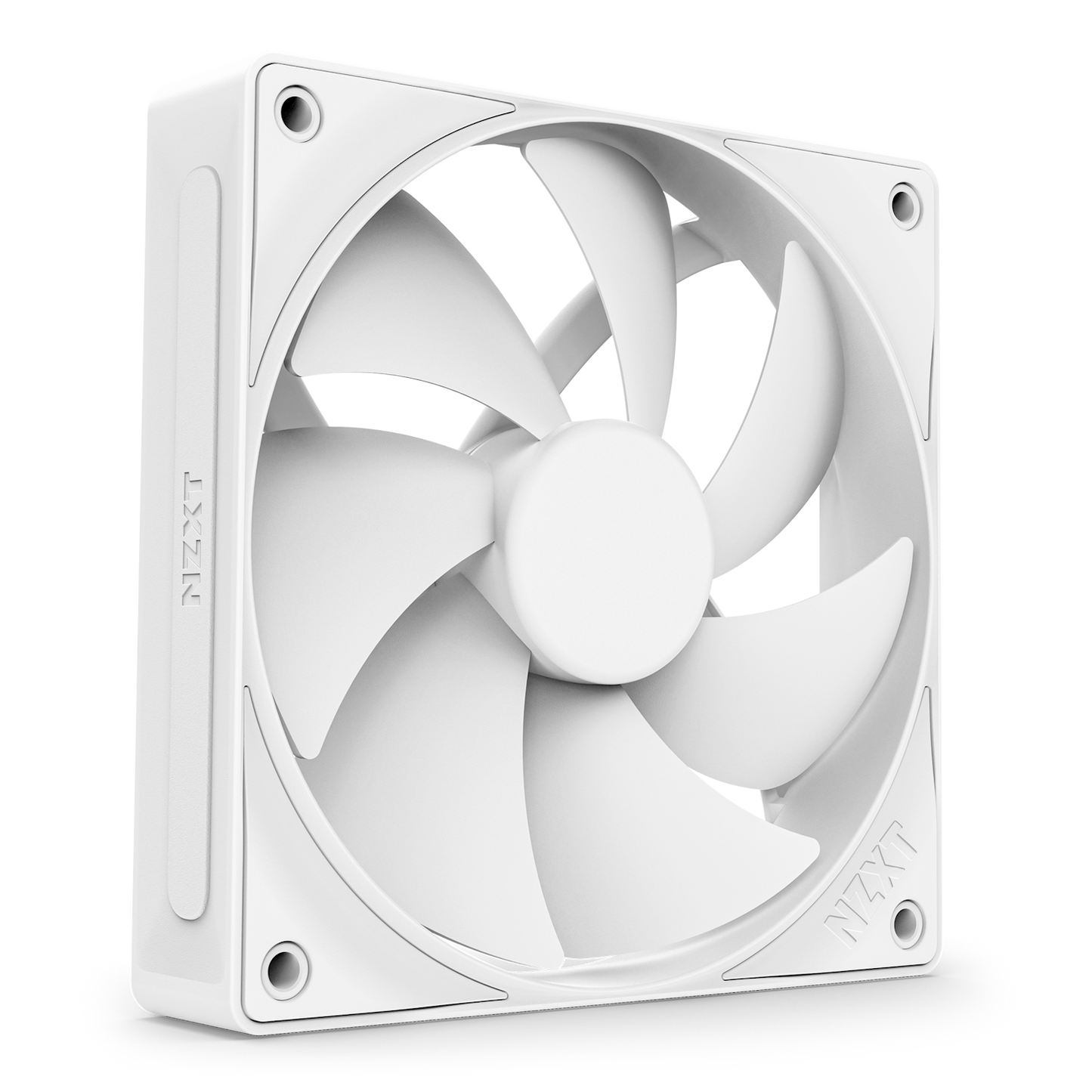 NZXT F120P - 120MM STATIC PRESSURE FANS - SINGLE WHITE (RF-P12SF-W1)