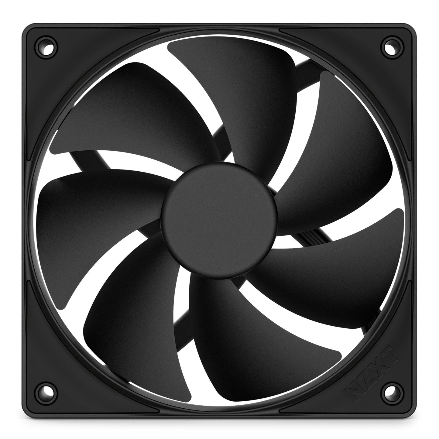 NZXT F120P - 120MM STATIC PRESSURE FANS - SINGLE BLACK (RF-P12SF-B1)