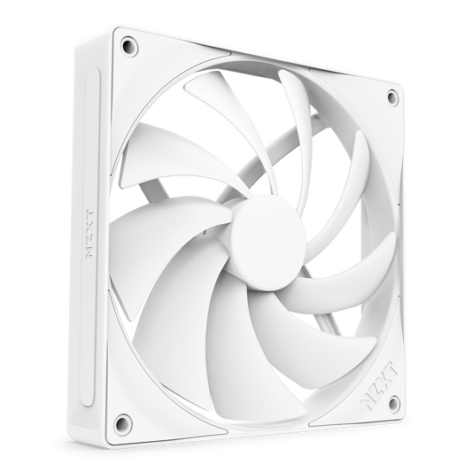 NZXT 140MM QUIET AIRFLOW FANS - SINGLE PACK (WHITE) - RF-Q14SF-W2