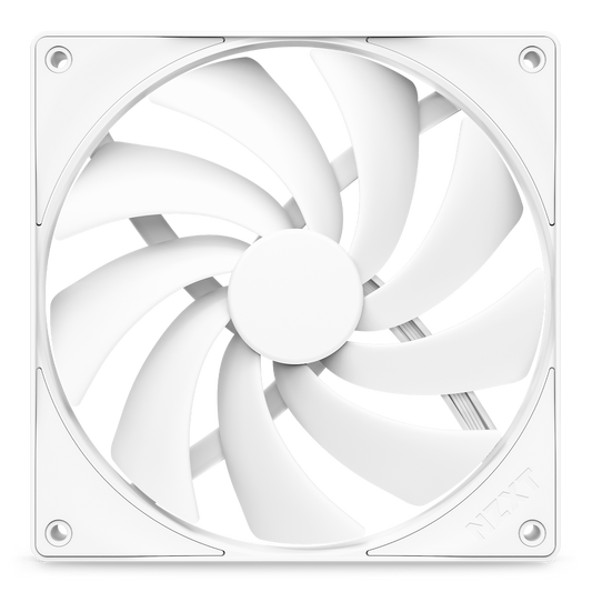 NZXT 140MM QUIET AIRFLOW FANS - SINGLE PACK (WHITE) - RF-Q14SF-W2