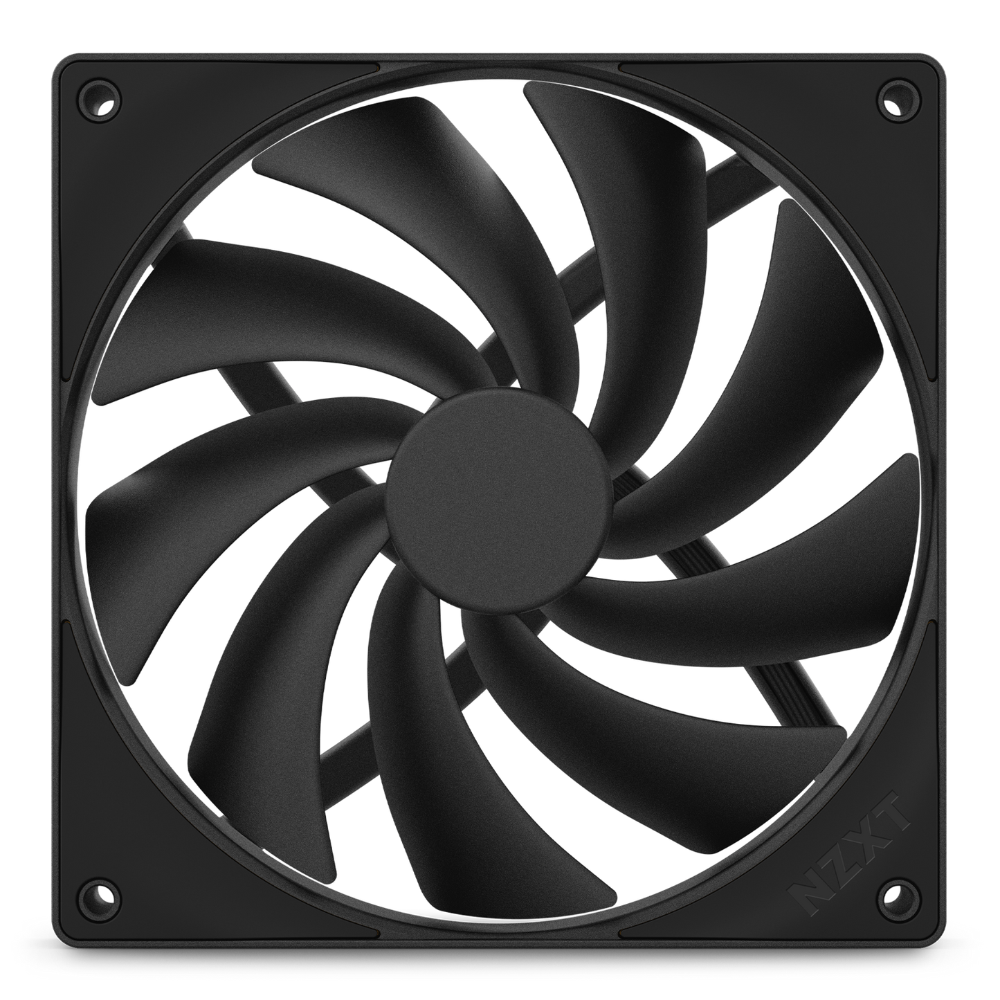 NZXT 140MM QUIET AIRFLOW FANS - SINGLE PACK (BLACK) - RF-Q14SF-B2