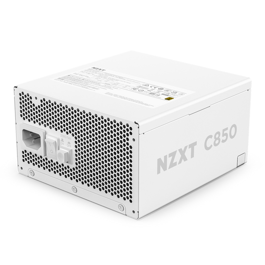 NZXT ATX 3.X 850 WATT 80 PLUS GOLD FULLY MODULAR LOW- NOISE POWER SUPPLY WHITE -PA-8G2BW-UK
