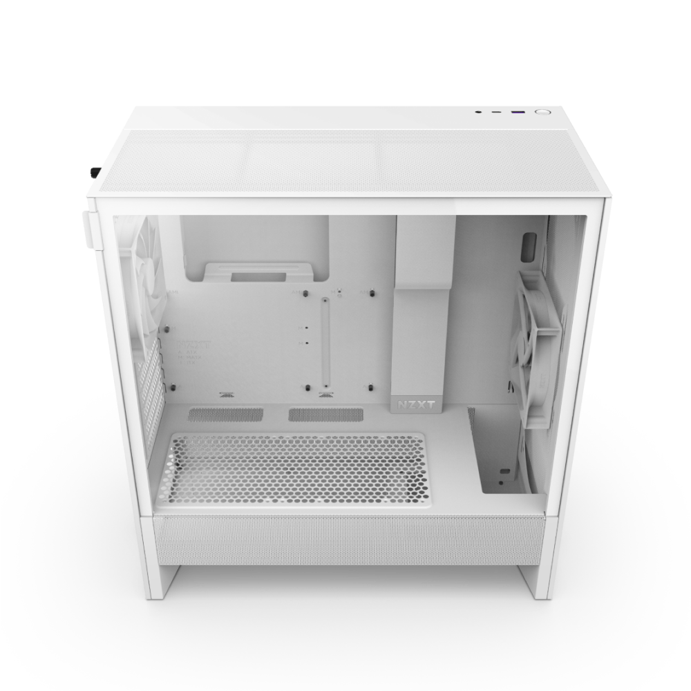 NZXT H5 FLOW COMPACT MID TOWER ATX CABINET WHITE (CC-H52FW-01)