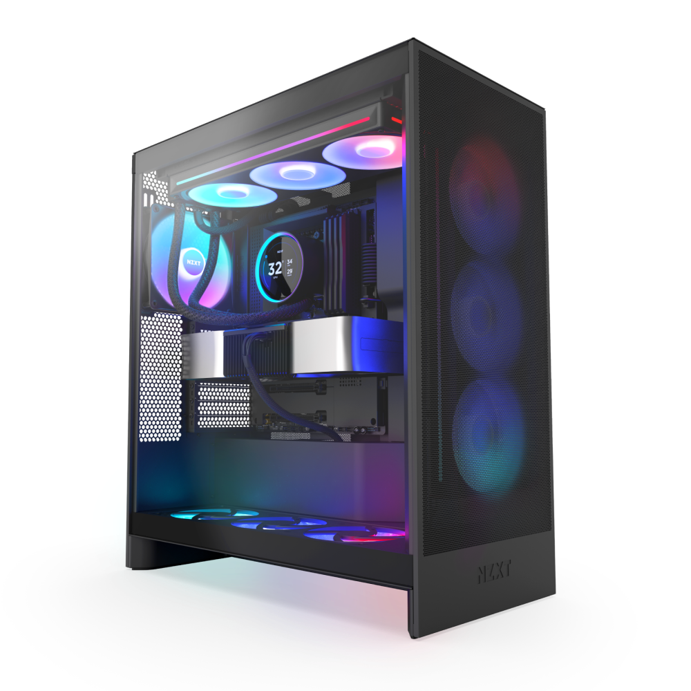 NZXT KRAKEN ELITE 360 RGB V2 - 360MM AIO LIQUID COOLERW/ DISPLAY AND RGB CORE FAN - SINGLE FRAME (BLACK)- RL-KR36E-B2