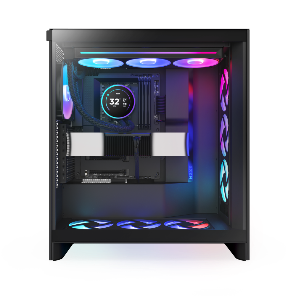 NZXT KRAKEN ELITE 360 RGB V2 - 360MM AIO LIQUID COOLERW/ DISPLAY AND RGB CORE FAN - SINGLE FRAME (BLACK)- RL-KR36E-B2