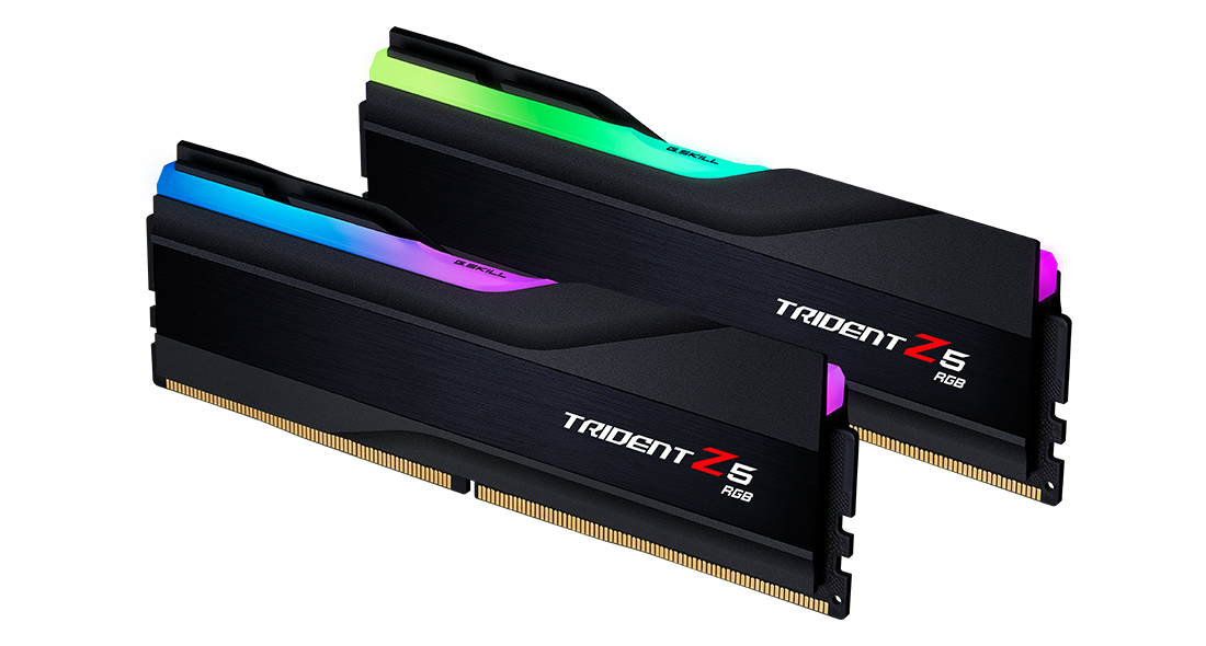G.SKILL 128GB (64*2) TRIDENT Z5 RGB DDR5 RAM 6000MHZ (CL34) (F5-6000J3444F64GX2-TZ5RK) RAM