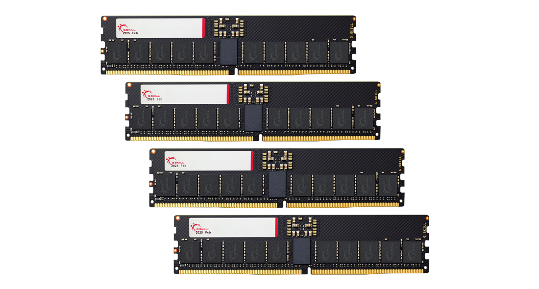 GSkill T5 Neo 256GB (64GBx4) DDR5 6400 Mhz CL36 Ram F5-6400R3644E64GQ4-T5N