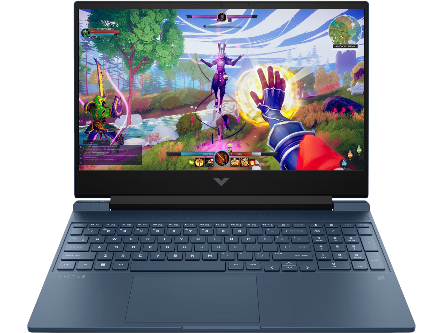 HP Victus 15-FA2504TX 15.6 Inch Gaming Laptop, Intel Core 5 210H, 24GB RAM, 512GB SSD, GeForce RTX 4050 6GB, Windows 11 Home, Microsoft Office 2024, Blue
