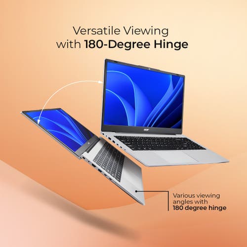 Acer Aspire, AMD Ryzen R3 7330U processor, 8 GB RAM, 512 GB SSD, Full HD IPS, 15.6"/39.62 cm, Windows 11 Home, Pure Silver, 1.79 kg, AS15-42, Thin and Light laptop