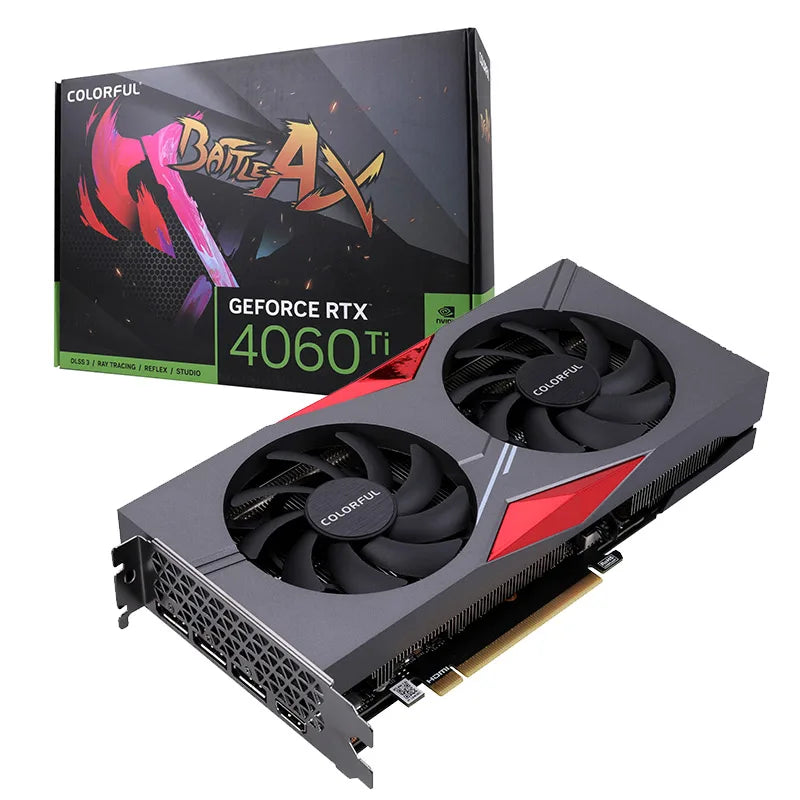 Colorful Geforce RTX 4060 Ti 8 GB Battle AX Gaming Graphic Card 