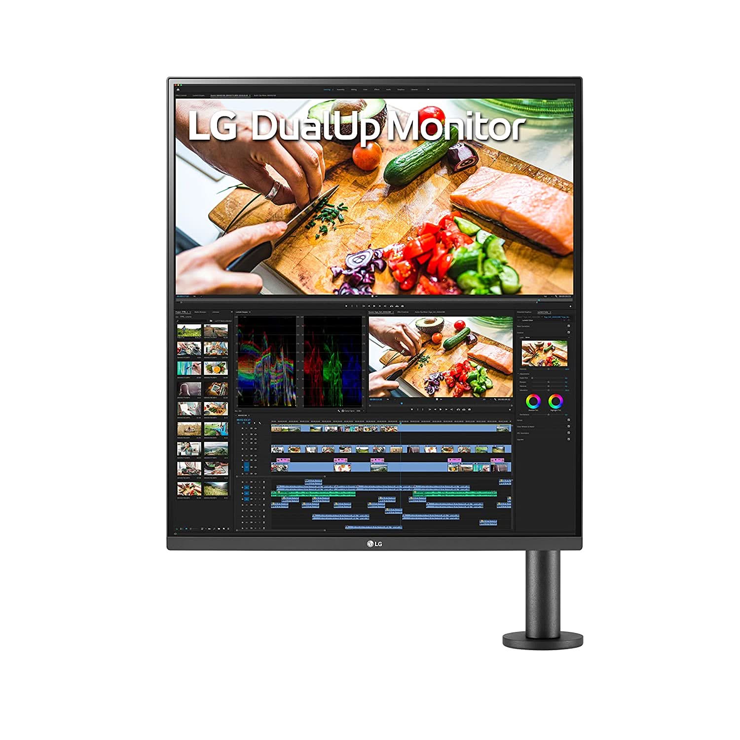 LG 28 INCH 28MQ780-B QHD DUALUP NANO IPS MONITOR WITH ERGO