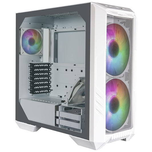 COOLER MASTER HAF 500 MID-TOWER E-ATX CABINET WHITE