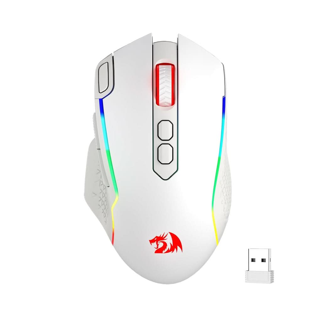 REDRAGON M810 TAIPAN PRO (WIRED/WIRELESS) WHITE