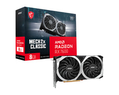 MSI AMD RADEON RX7600 8GB MECH 2X OC GRAPHIC CARD