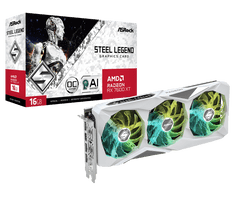 ASRock AMD Radeon RX7600XT 16GB Steel Legend OC Graphic Card