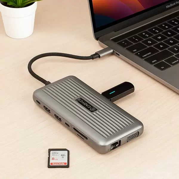 Cadyce USB-C 14 IN 1 WINDOWS MST DOCKING STATION