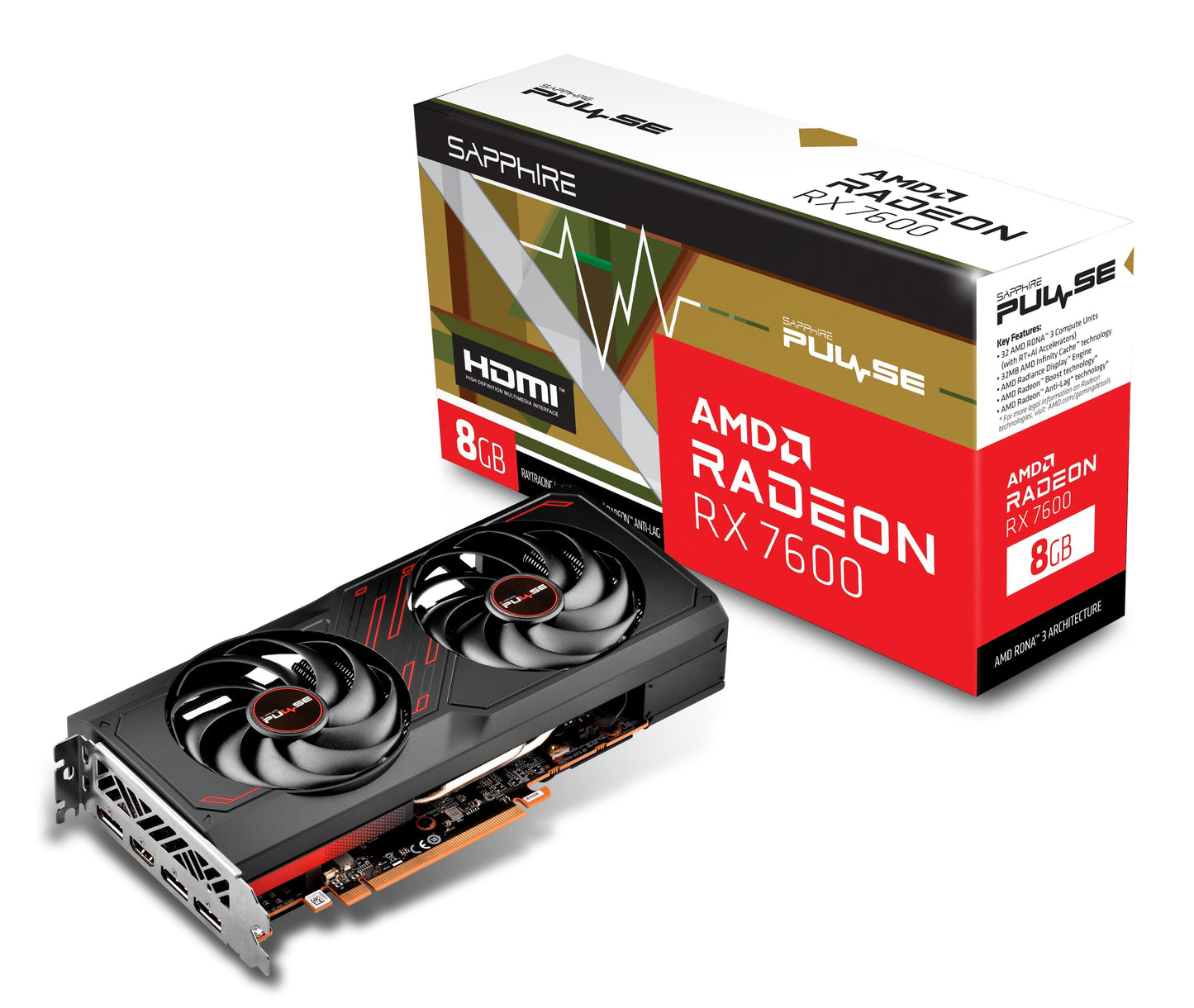 GRAPHIC-CARD-8-GB-SAPPHIRE-RX7600 PULSE