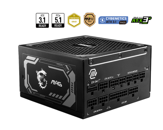 MSI MAG A1000GL PCIE5 ATX 3.1 SMPS 1000 WATT SMPS