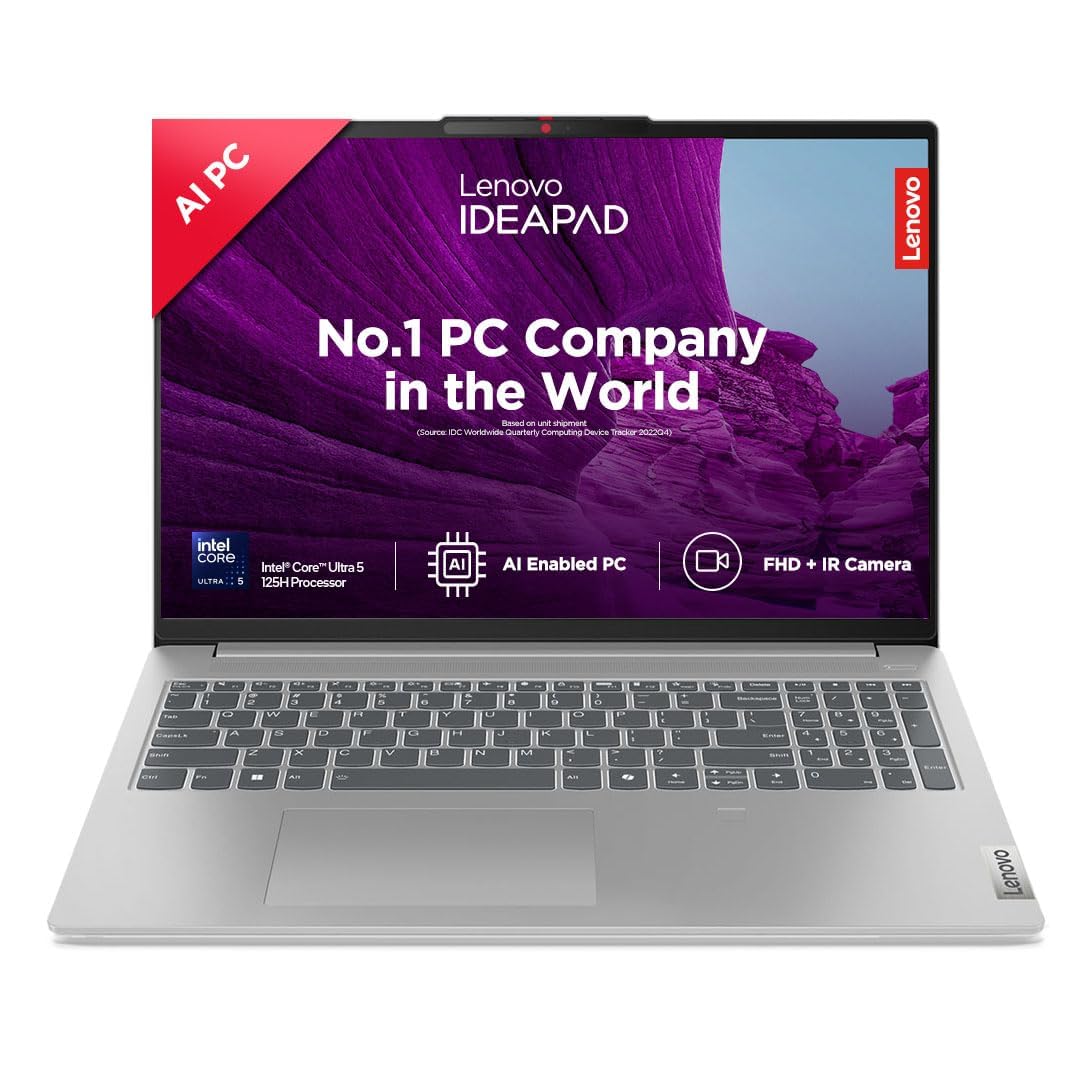 LENOVO IDEAPAD SLIM 5 83DC007LIN [ULTRA5-125H 14TH GEN/16GB/512GB SSD/WIN11 HOME+MSO/16.0"/INTIGRATED GRAPHICS /1 YEAR(S)/GREY]