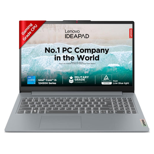 LENOVO IDEAPAD SLIM 3 83ER008GIN [CI5-12450H 12TH GEN/16GB/512GB SSD/WIN11 HOME+MSO/15.6"/INTIGRATED GRAPHICS /1 YEAR(S)/GREY]