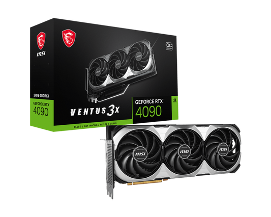 MSI RTX 4090 VENTUS 3X E OC 24GB GRAPHICS CARD