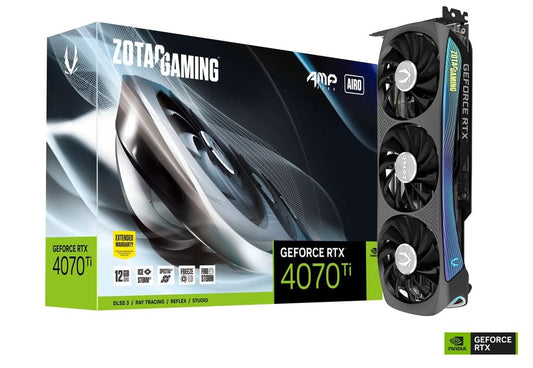 ZOTAC GEFORCE RTX 4070 TI 12GB AMP AIRO GRAPHIC CARD