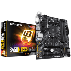 GIGABYTE GA-B450M-DS3H AMD AM4 MOTHERBOARD