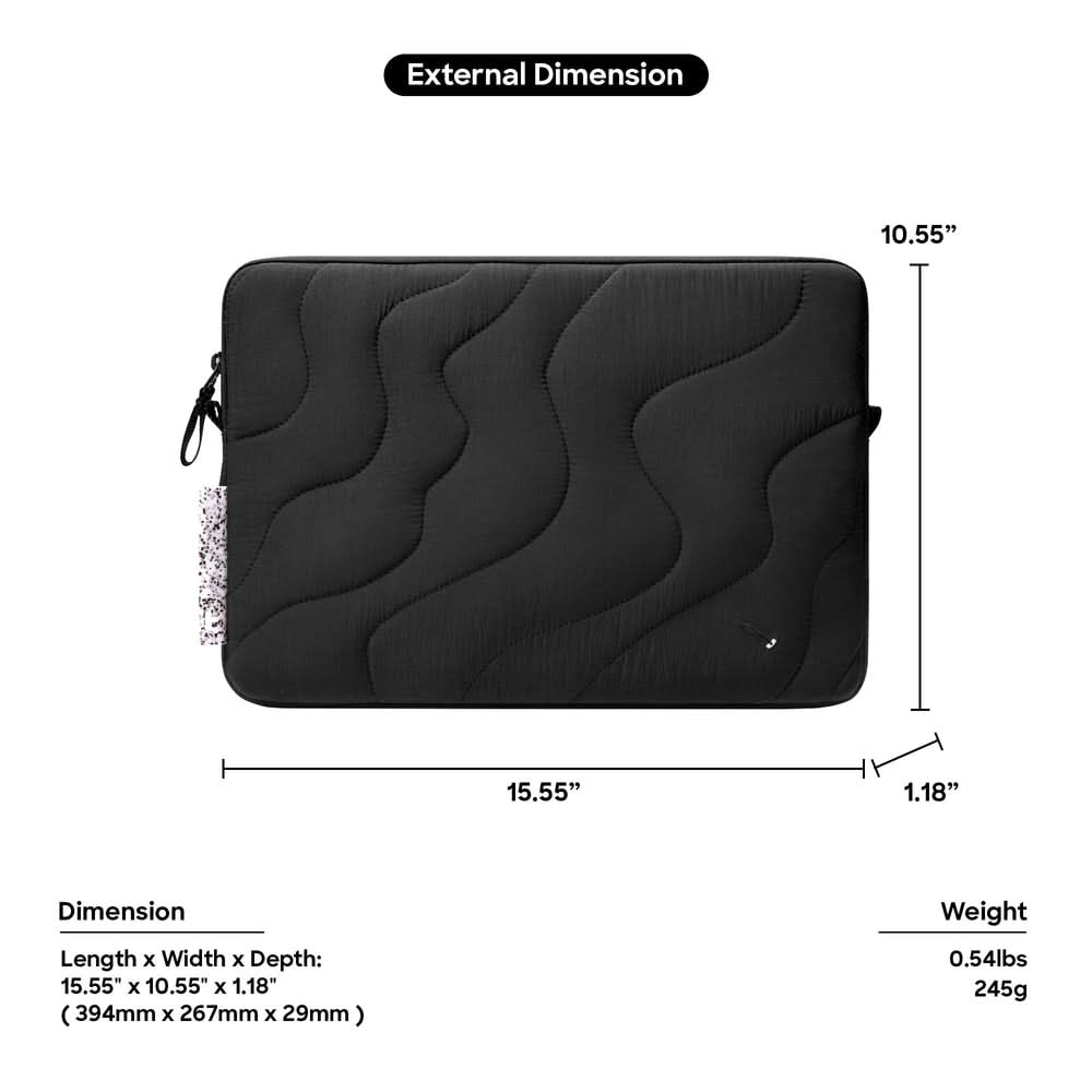 TERRA-A27 LAPTOP SLEEVE 16 INCH-BLACK