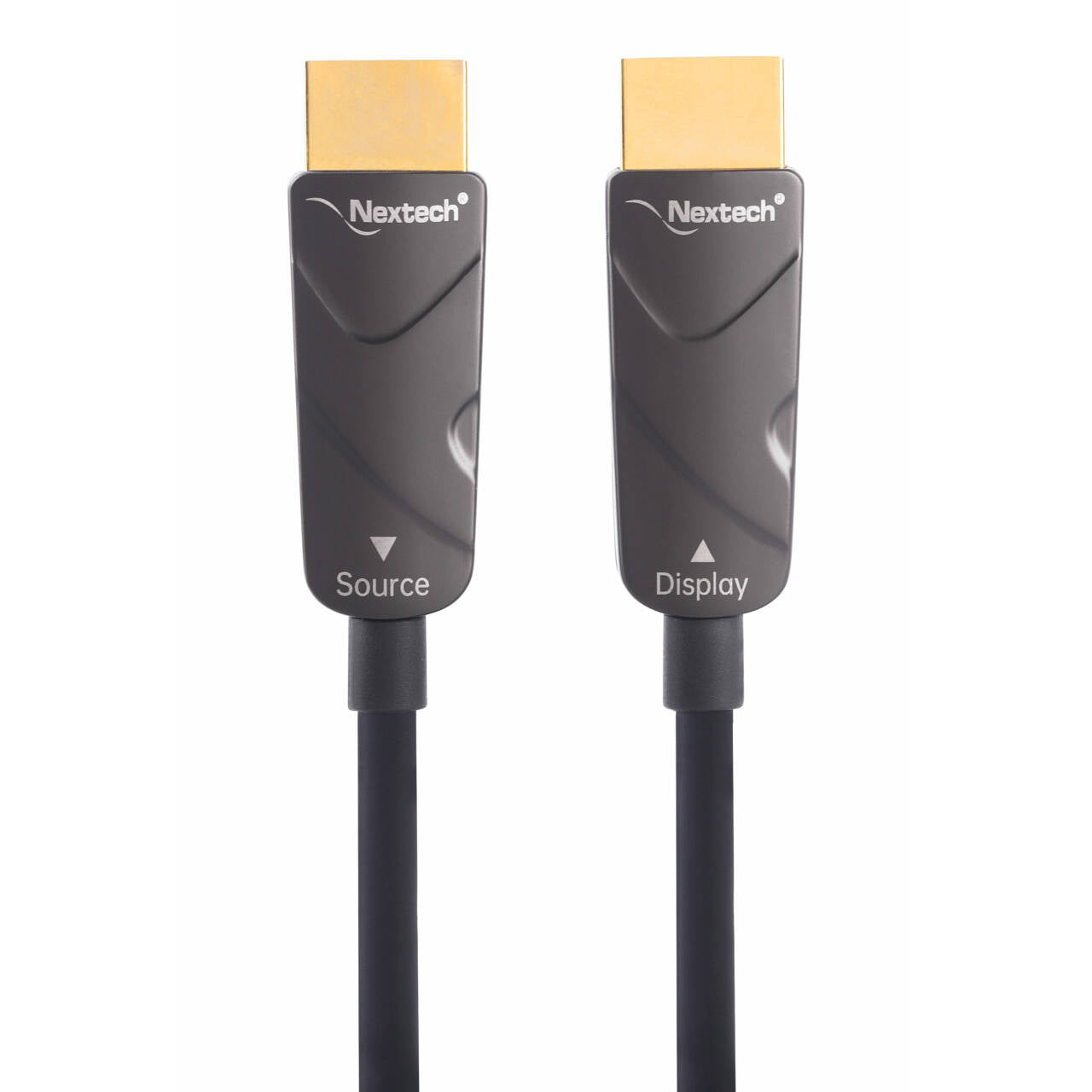 Nextech HDMI 2.0 Active Optical Cable 4K @60Hz, Supports 18Gbps Bandwidth, HDR, 3D connectivity over HDMI, ARC, Compatible with TV, Gaming Console, Laptop, PC, Projector and more (40Meter, Spruce Grey)